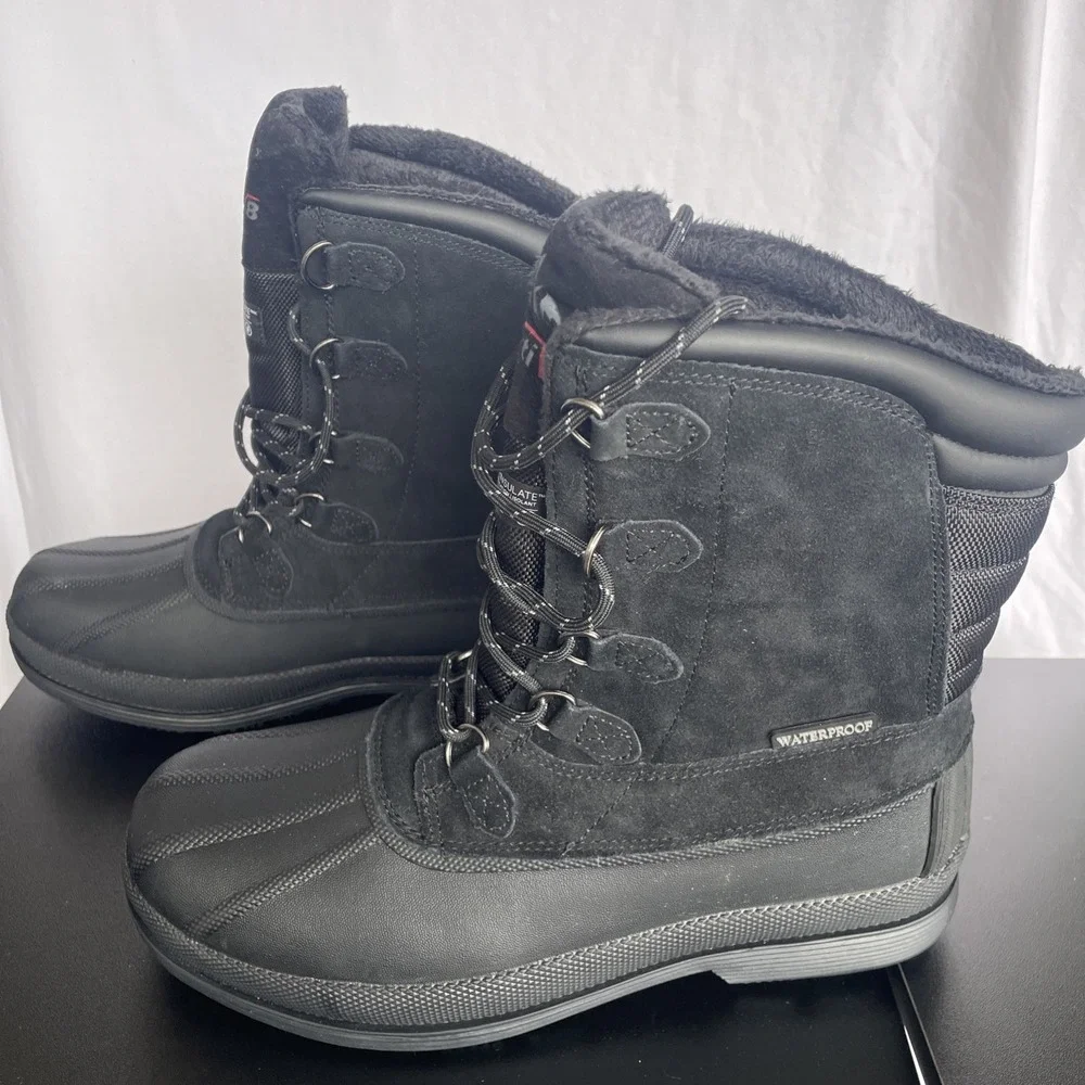 NORTIV 8 Men's 11 Winter Snow Boots Warm Insulated Waterproof Outdoor Work Shoes